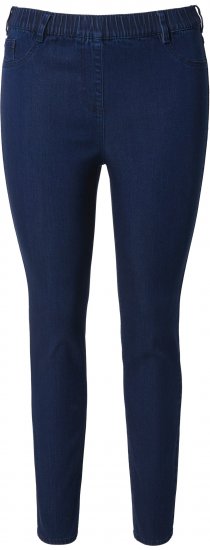 Ulla Popken Denim Five Pocket Jeggings Denim Blue - Kavbojke & Hlače v Velikih Številkah – Plus Size - 