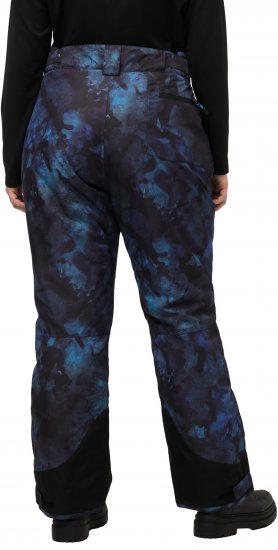 Ulla Popken Functional Ski Trousers Waterproof Velcro Closure Navy - Kavbojke & Hlače v Velikih Številkah – Plus Size - 