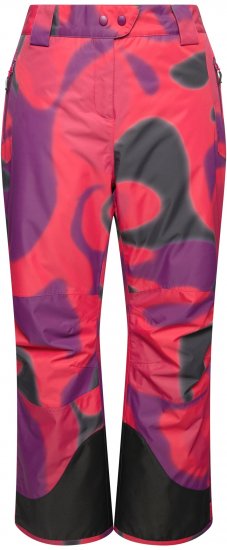 Ulla Popken Hyprar Ski Pants Waterproof Velcro Closure Shaped Knees Berry Pink - Kavbojke & Hlače v Velikih Številkah – Plus Size - 