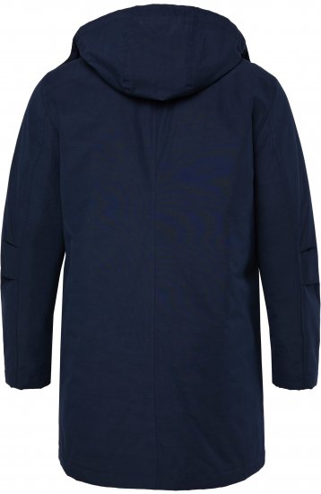Boston Park 844403 Parka with Hood Navy - Jakne - Moške bunde za Močnejše Postave