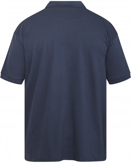 North Latitude 61130 Piké Polo Majica s Potiskom na Prsih Mornarsko Modra - Polo majice - Moške Polo Majice za Močnejše Postave