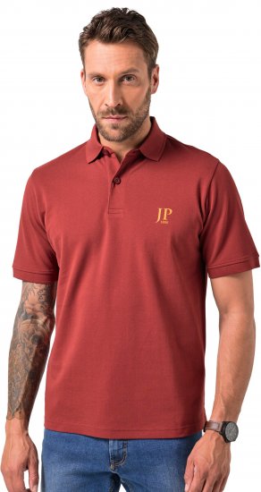JP1880 Polo Shirts 2-pack Piqué Red Orange - Polo majice - Moške Polo Majice za Močnejše Postave