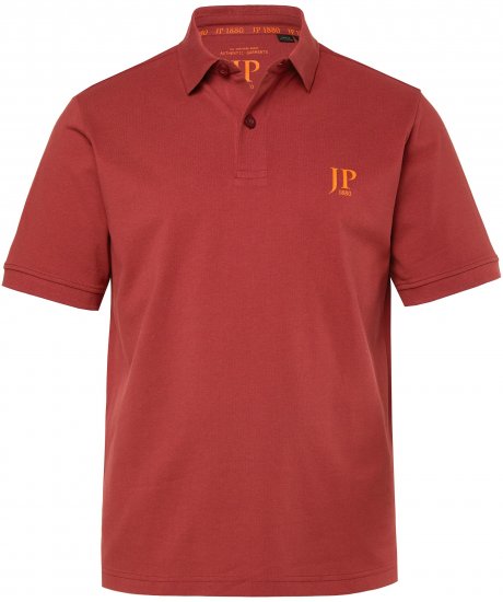 JP1880 Polo Shirts 2-pack Piqué Red Orange - Polo majice - Moške Polo Majice za Močnejše Postave