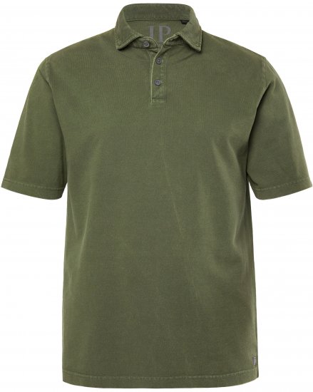 JP1880 Polo Shirt Short Sleeve Pique Vintage Green - Polo majice - Moške Polo Majice za Močnejše Postave
