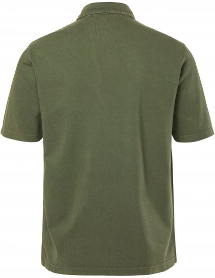 JP1880 Polo Shirt Short Sleeve Pique Vintage Green - Polo majice - Moške Polo Majice za Močnejše Postave
