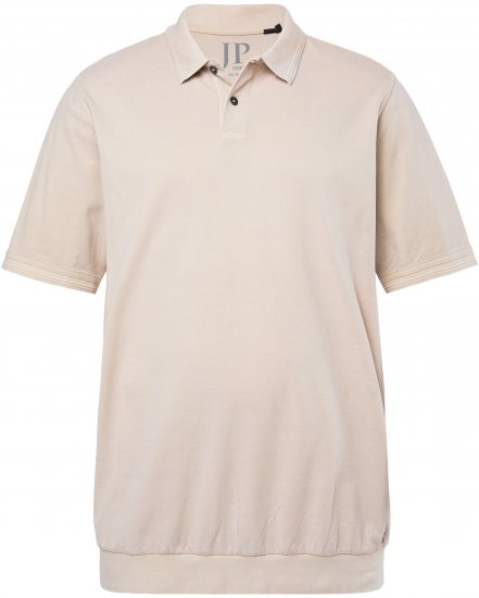 JP1880 Polo Shirt Short Sleeve Pique Dark Dusty Pink - Polo majice - Moške Polo Majice za Močnejše Postave