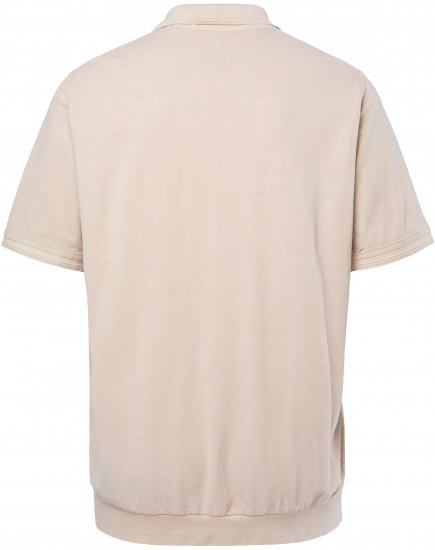 JP1880 Polo Shirt Short Sleeve Pique Dark Dusty Pink - Polo majice - Moške Polo Majice za Močnejše Postave
