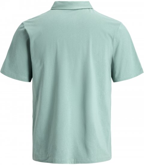 Jack & Jones Brandon Short Sleeve Polo Turquoise - Polo majice - Moške Polo Majice za Močnejše Postave