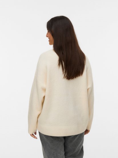 Vero Moda Boom Long Sleeve Pullover Birch - Pleten puloverji - 