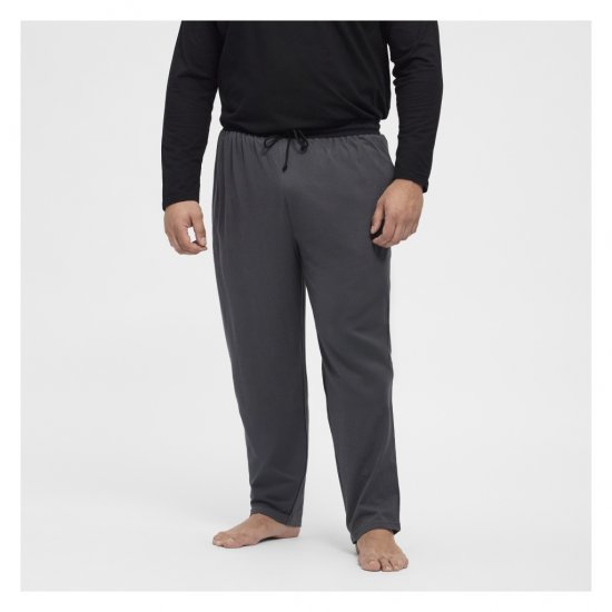 North Latitude Pyjama Pants Dark Grey Charcole - Pižame/Oblačila za spanje - Moške Pižame za močnejše postave