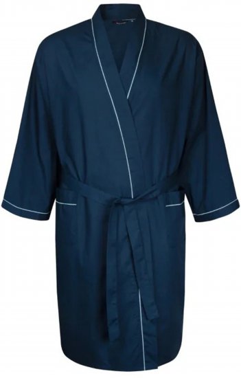 Espionage PJ091 Lightweight Bathrobe Navy - Kopalni plašči/brisače - Moške Kopalni plašči za močnejše postave