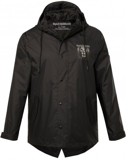 JP1880 Iron Maiden Rain Jacket Black - Športna & zunanja oblačila - Moška Športna Oblačila za Močnejše postave