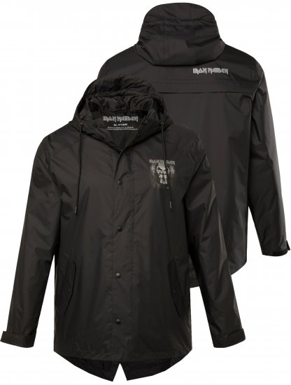 JP1880 Iron Maiden Rain Jacket Black - Športna & zunanja oblačila - Moška Športna Oblačila za Močnejše postave