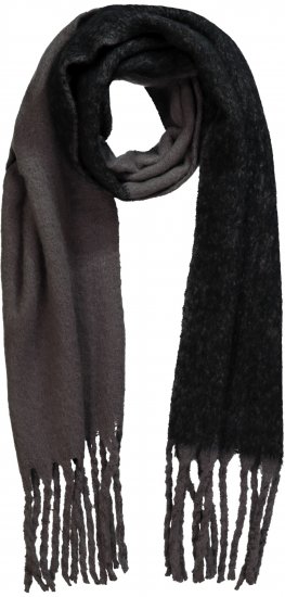 Ulla Popken Fringed Edge Boucle Scarf Green - Modni dodatki - 