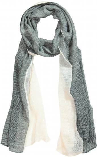 Ulla Popken Two Tone Scarf Grey - Modni dodatki - 