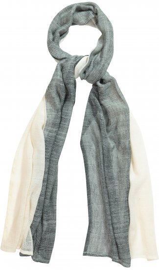 Ulla Popken Two Tone Scarf Grey - Modni dodatki - 