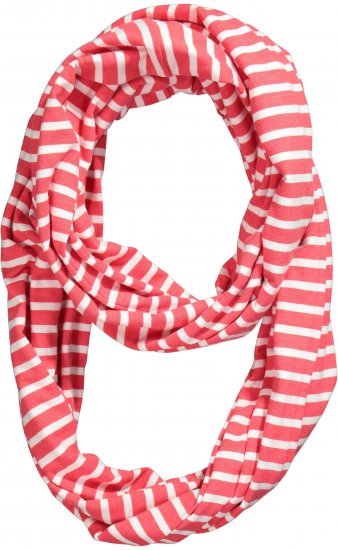Ulla Popken Striped Infinity Scarf Light Pink - Modni dodatki - 