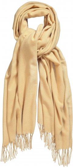 Ulla Popken Fringed Scarf Dark Putty - Modni dodatki - 