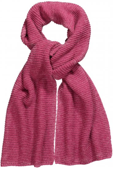 Ulla Popken Garter Stitch Knit Scarf Pink - Modni dodatki - 