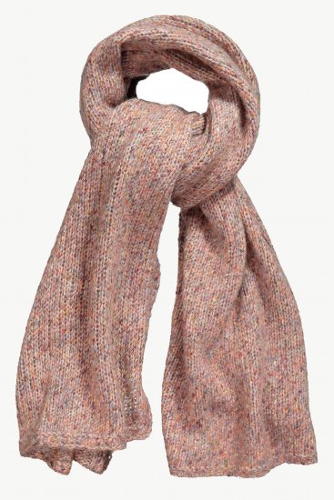 Ulla Popken Heather Knit Wool Blend Scarf Dark Pink - Modni dodatki - 