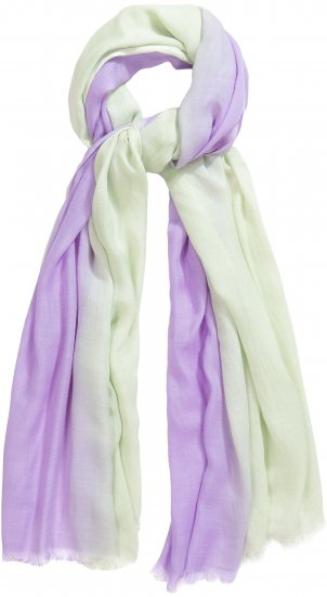 Ulla Popken Fringed Ombre Scarf Pistachio - Modni dodatki - 