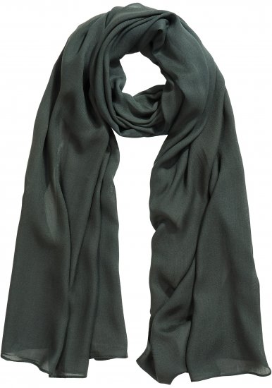 Ulla Popken Lightweight Scarf Olive Grey - Modni dodatki - 