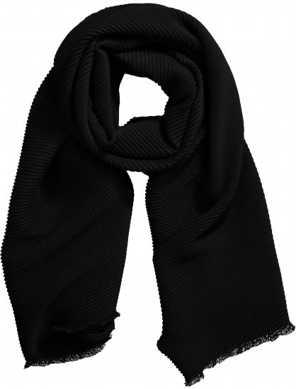 Ulla Popken Pleated Lightweight Scarf Navy - Modni dodatki - 