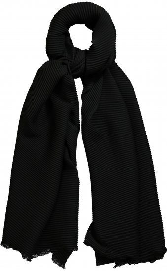Ulla Popken Pleated Lightweight Scarf Navy - Modni dodatki - 