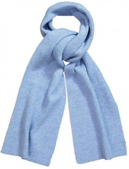 Ulla Popken Ribbed Knit Scarf Blue - Modni dodatki - 