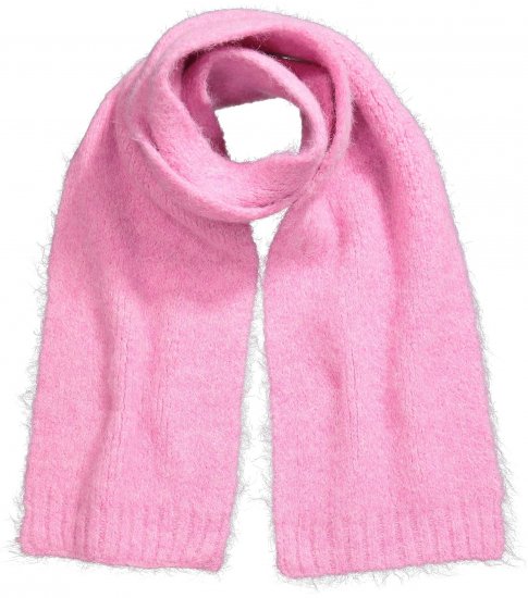 Ulla Popken Ribbed Knit Scarf Dark Pink - Modni dodatki - 