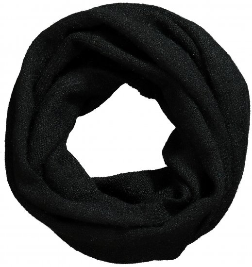 Ulla Popken Knit Infinity Scarf Black - Modni dodatki - 