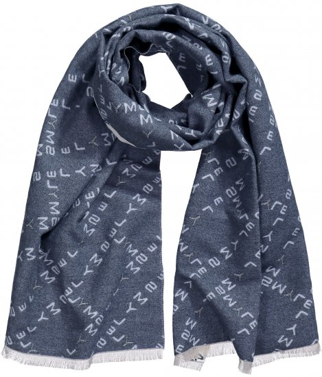 Ulla Popken Smyle Reversible Scarf Navy - Modni dodatki - 