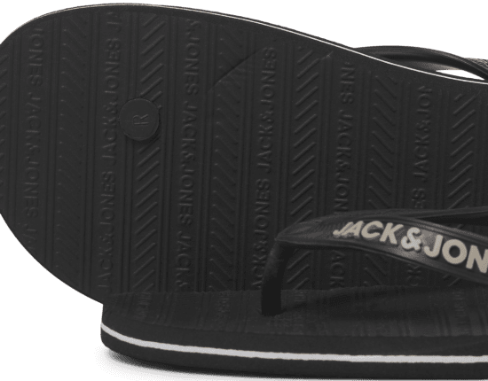 Jack & Jones Basic Flip Flop Slippers Anthracite - Moški čevlji 40-52 - 