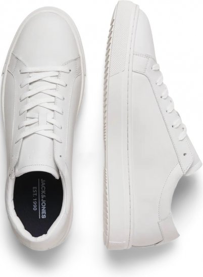Jack & Jones Radcliffe Leather Sneakers White - Moški čevlji 40-52 - 
