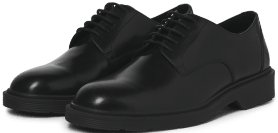 Jack & Jones Dax Leather Lace Shoes Anthracite - Moški čevlji 40-52 - 