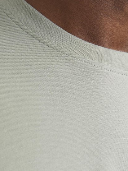 Jack & Jones FUSION Full Branding T-Shirt Aqua Grey - Kratke Majice - Moške kratke majice za močnejše postave