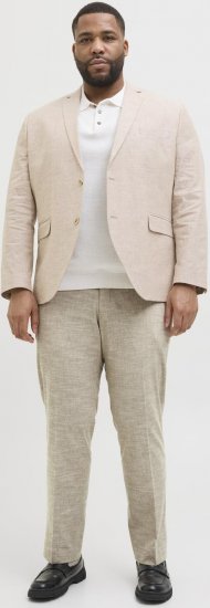 Jack & Jones Riviera Dress pants Beige - Kavbojke & Hlače - Moške Kavbojke in Hlače za Močnejše Postave