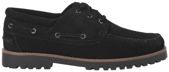 Jack & Jones Brooklyn Suede Boat Shoes Black - Moški čevlji 40-52 - 