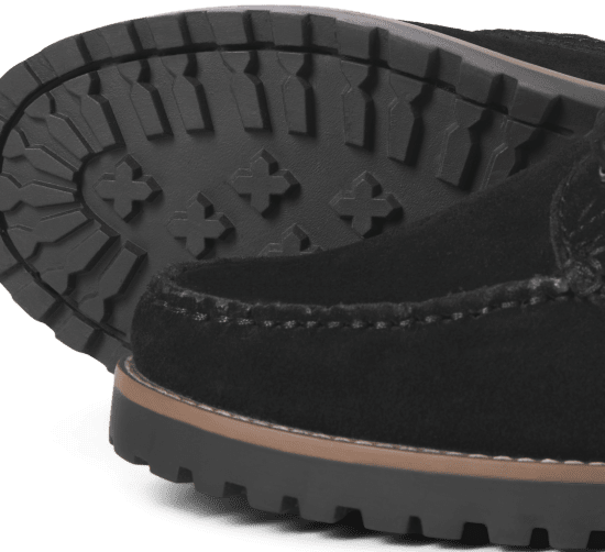 Jack & Jones Brooklyn Suede Boat Shoes Black - Moški čevlji 40-52 - 