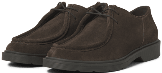 Jack & Jones Austin Suede Moc Brown Stone - Moški čevlji 40-52 - 