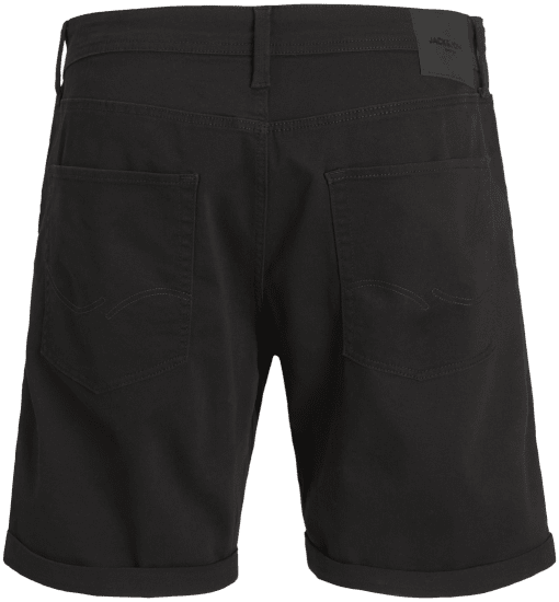 Jack & Jones Rick Dylan Original Shorts Black - Kratke hlače - Moške Kratke Hlače za Močnejše Postave