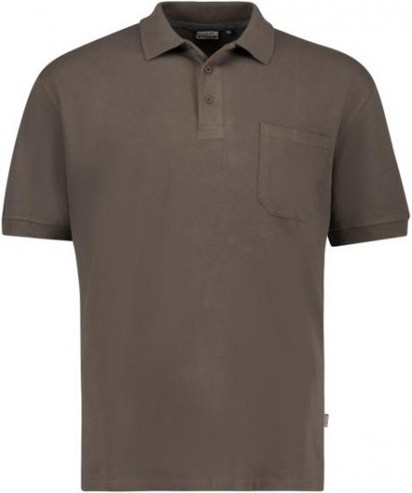 Adamo 139311 Poloshirt RF Brown - Polo majice - Moške Polo Majice za Močnejše Postave