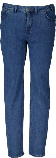 Adamo 5-Pocket Regular Rise Jeans Medium Blue - Kavbojke & hlače - Moške Kavbojke in Hlače za Močnejše Postave