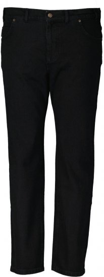Adamo 5-Pocket Regular Rise Jeans Black - Kavbojke & hlače - Moške Kavbojke in Hlače za Močnejše Postave