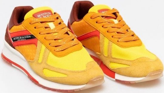 Scotch & Soda S498 Sneakers Orange - Moški čevlji 40-52 - 