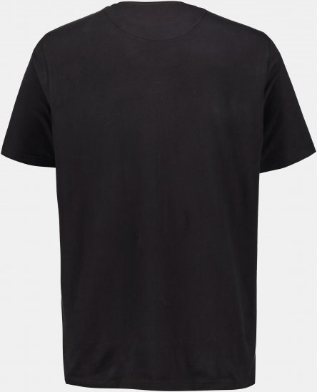 JP1880 Rolling Stones Graphic Band Comfort Fit T-Shirt Black - Kratke Majice - Moške kratke majice za močnejše postave
