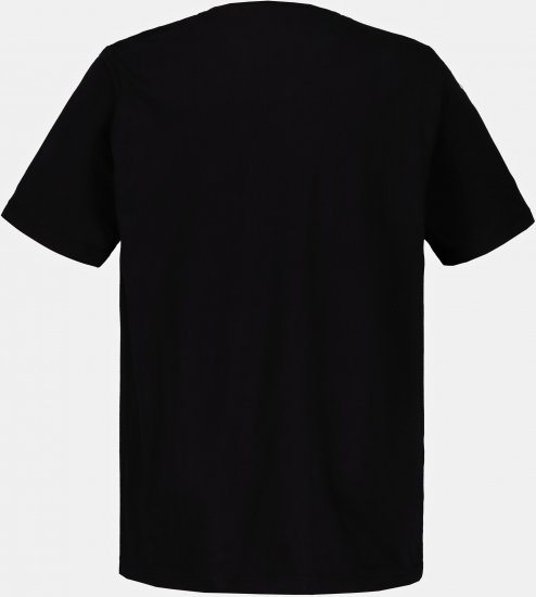 JP1880 KISS Retro Graphic Comfort Fit Band T-Shirt Black - Kratke Majice - Moške kratke majice za močnejše postave