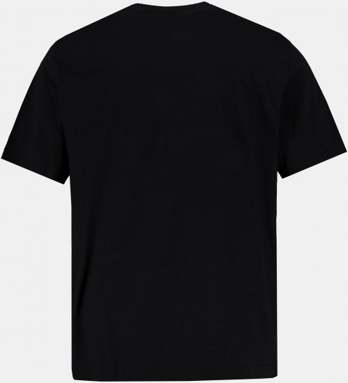 JP1880 Rolling Stones Graphic Comfort Fit Band T-Shirt Black - Kratke Majice - Moške kratke majice za močnejše postave