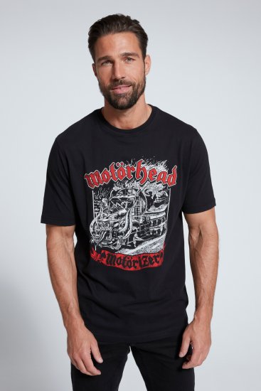 JP1880 Motörhead Graphic Band T-Shirt Black - Kratke Majice - Moške kratke majice za močnejše postave