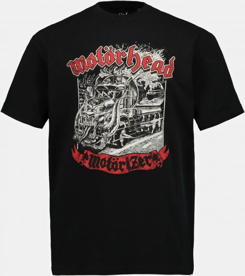 JP1880 Motörhead Graphic Band T-Shirt Black - Kratke Majice - Moške kratke majice za močnejše postave